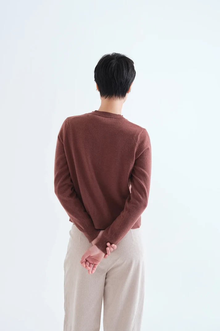 CARDIGAN MARRON