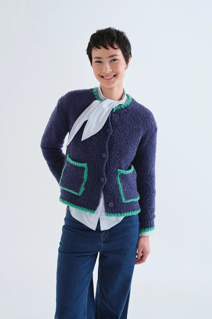 CARDIGAN AZUL