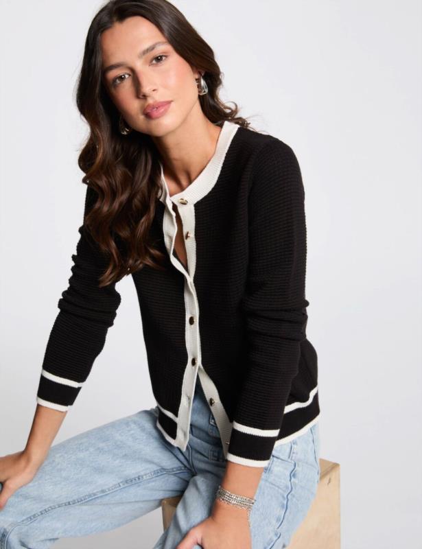 CHAQUETA DE PUNTO B&N