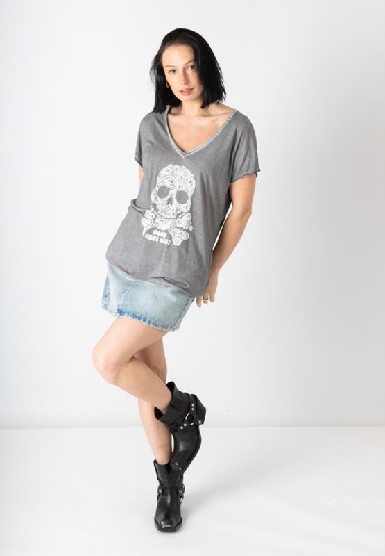 CAMISETA ''CALAVERA CACHEMIRA''