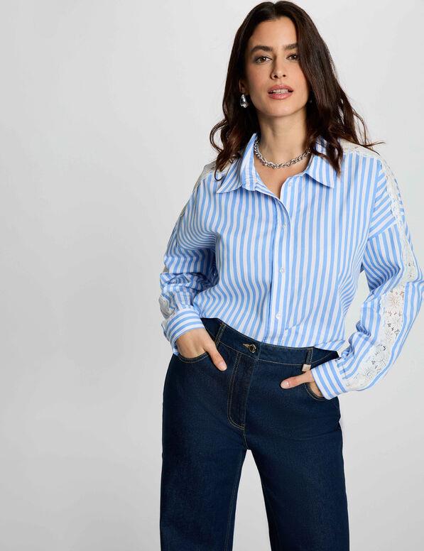 CAMISA CON DETALLE DE ENCAJE
