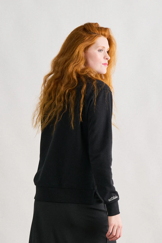 SUDADERA BÁSICA NEGRA