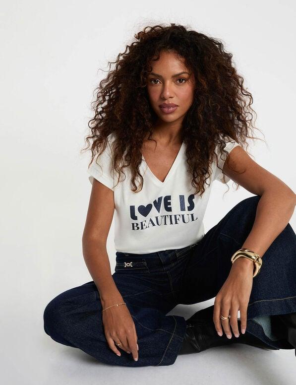 CAMISETA CUELLO PICO