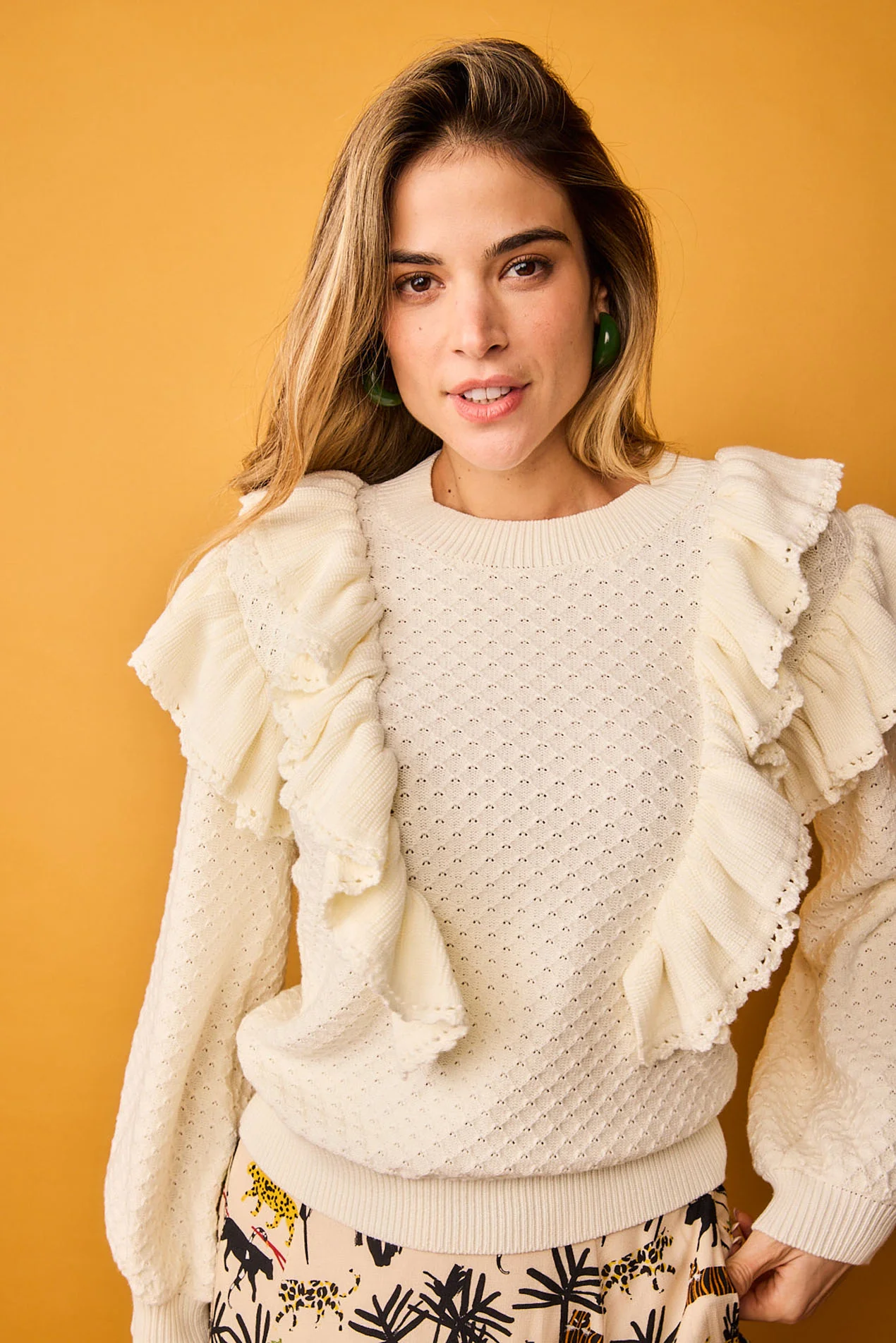 JERSEY CALADO CON VOLANTES