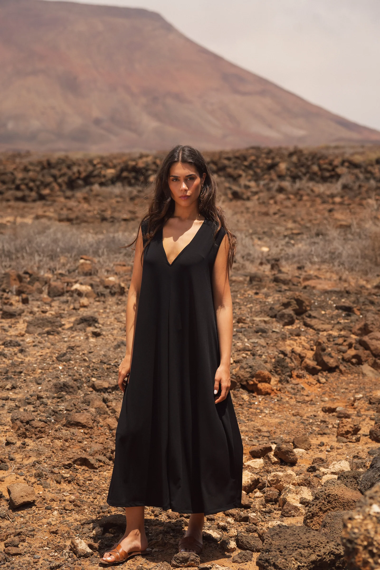 VESTIDO FLUIDO NEGRO