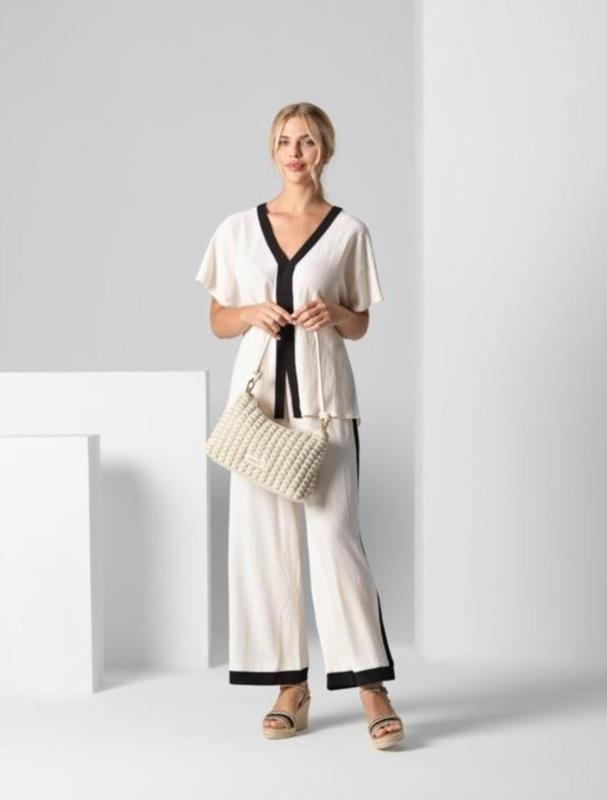 CONJUNTO TOP + PANTALÓN BLANCO