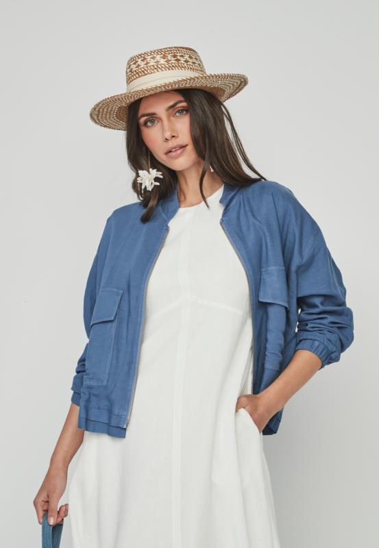 BOMBER AZUL ÍNDIGO