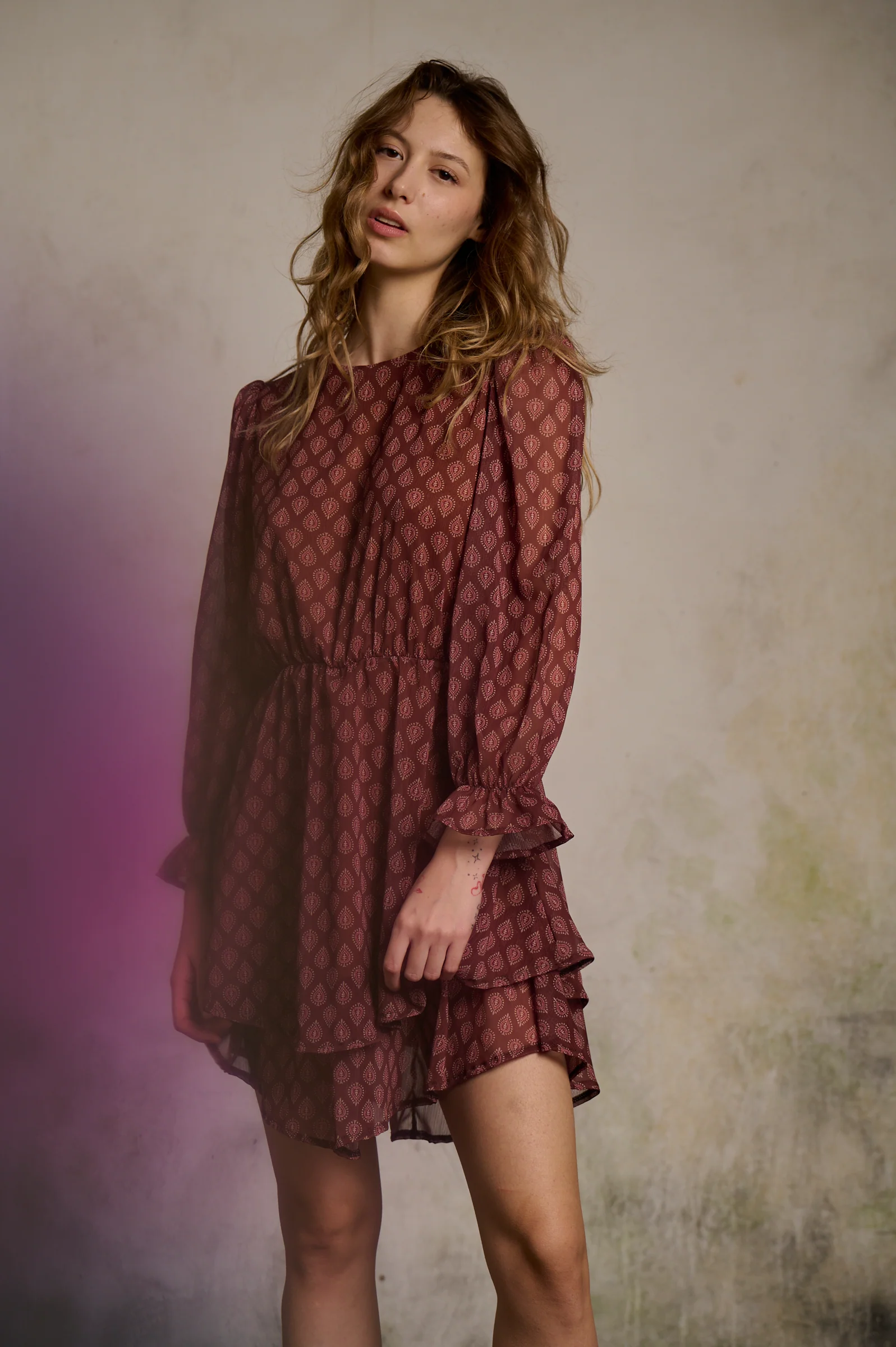 VESTIDO DE CORTE CINTURA
