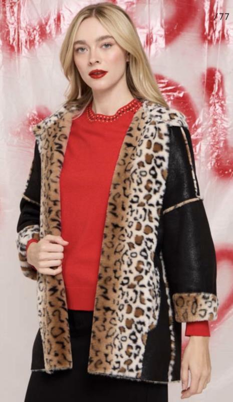 CHAQUETON ANIMAL PRINT