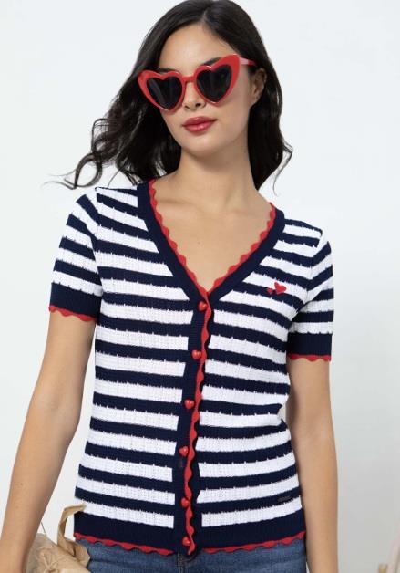 CHAQUETA DE RAYA MARINERA