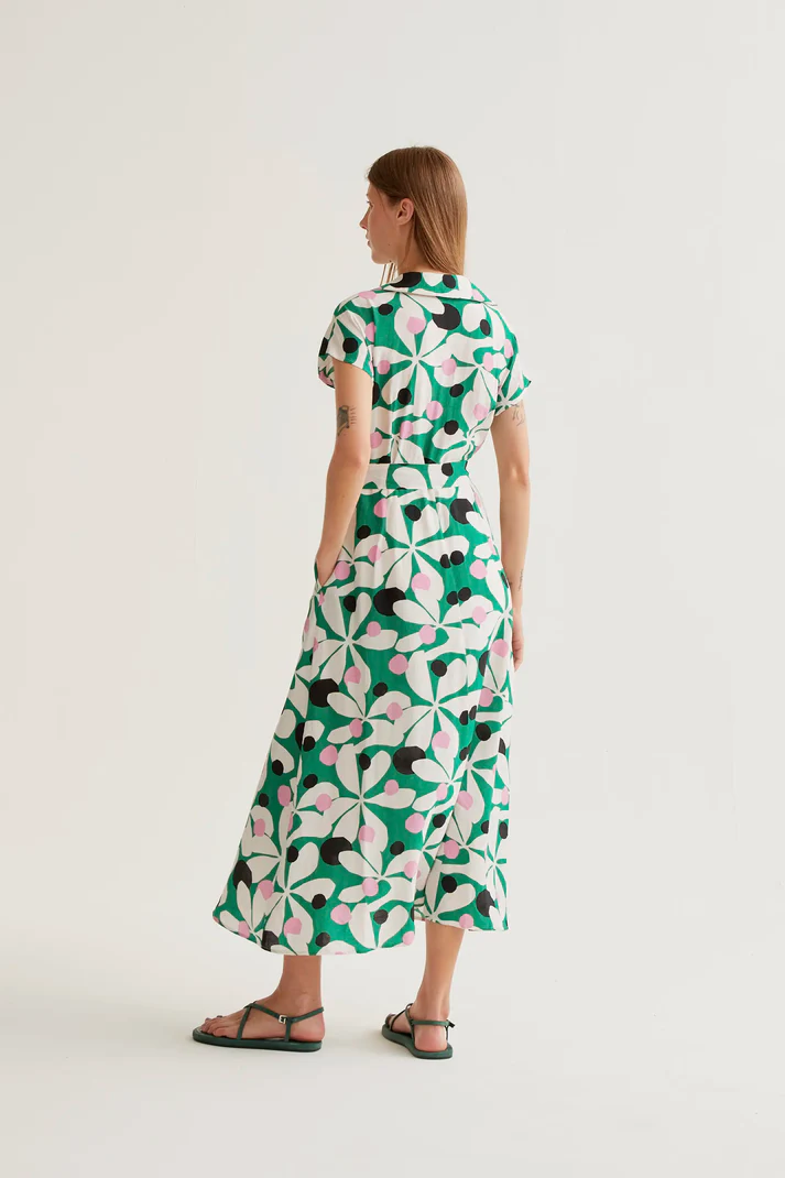 VESTIDO LARGO FLORAL