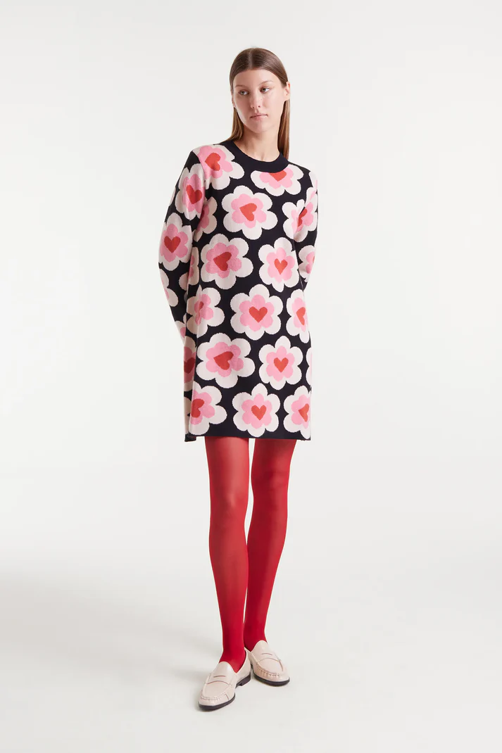 VESTIDO CORTO DE FLORES