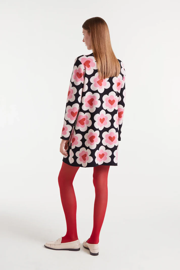 VESTIDO CORTO DE FLORES