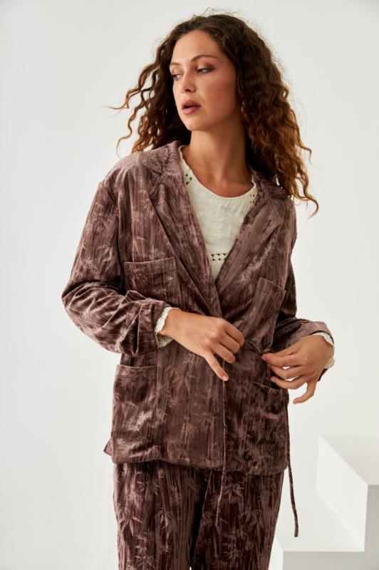 CHAQUETA CRUZADA TERCIOPRLO