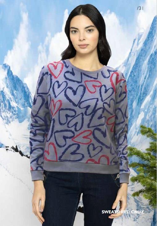 SUDADERA DE CORAZONES